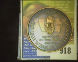 1865-1965 Mechanicsville, Iowa 100th Aniversary Bronze Medal.