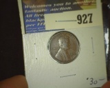 1924 D Lincoln Cent, Very Good.