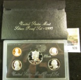 1997 U.S. Mint Silver Proof Set. Original as Issued.