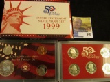 1999 S . Mint Silver Proof (9) Coin Set. Original as Issued.