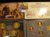 2009 S Proof Presidential Dollar Set and 2009 S Proof Lincoln Bicentennial Set. Original as Issued.