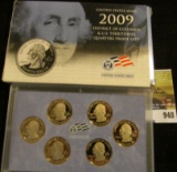 2009 S Proof Territories Quarter Set. Original as Issued.