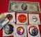 Series 1934A U.S. Ten Dollar Federal Reserve Note, light stain, H78/953 Plate numbers & a group of G