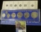 1973 Coins of Israel 25th Anniversary Six-piece Mint Set in original box as issued.