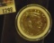 Ronald Reagan Gold-plated, encapsulated 39mm U.S. Mint Medal.