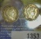 1906 P (looks like a 1906/1808) & 1916 S Barber Dime, both F or F+.