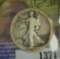 1916 D Walking Liberty Half Dollar.