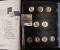 1979-1999 (17) Coin Set Susan B. Anthony Dollars Including BU, Proof and Type 2's, in a Delux Whitma