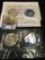 (2) 1971 S Eisenhower Silver Dollars, Uncirculated and in original blue packs.