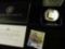 1992 W White House 200th Anniversary Proof Silver Dollar in original box of issue with C.O.A.