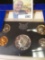 1968 S U.S. Silver Proof Set in original holder as issued. The Half has superb Cameo Frosting on the