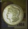 1921 P Morgan Silver Dollar Graded Brilliant Uncirculated.