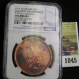 1933 AZ HK-689 SC$1 Wolfville Western Days Tuscon, Arizona Unc Details Altered Color slabbed by NGC.