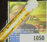 Large Tube of Alaskan Gold Flake.
