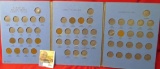 Partial Set of Canada Small Cents in a blue Whitman folder.