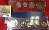 1928 Five Piece Year Set Cent to Walking Liberty Half Dollar Set in a Snaptight case & 1967 U.S. Spe