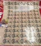 Mint Sheet of (50) 1971 6c Douglas Mac Arthur Scott # 1424 Stamps.