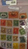 (15) Old U.S. Stamps, several over prints.