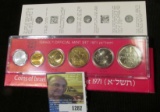 1971 Coins of Israel Six-piece Mint Set in original box as issued.