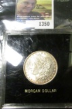 1885 O Morgan Dollar Nice Original Toning, Uncirculated in a 3X3 Capital Holder.