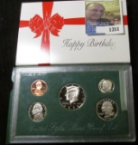 1998 S US Proof Set Original as Issued with Happy Birthday Sleeve.
