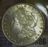 1896 P Morgan Dollar, Brilliant Uncirculated.
