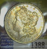1881 O Morgan Dollar, Toned Uncirculated.