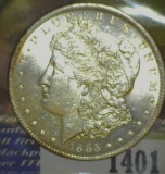 1885 O Morgan Dollar, Brilliant Uncirculated.