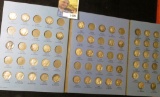 1916-1945 S Partial Set Mercury Dimes (59) Coins in Coin Folder.
