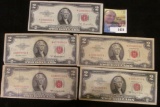 Series 1953, 1953 A, 1953 B, 1963 and 1963 A Two-Dollar United States Notes.