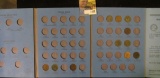 1857-1909 Partial Set Indian Head Cents (11) Coins in a Whitman Coin Folder.