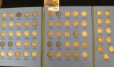 1916-1945 Partial Set Mercury Dimes (70) Coins ia a Whitman Coin Folder.