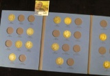 1906-1916 Partial Set Barber Quarters (13) Coins in a Whitman Coin Folder.