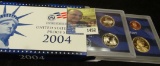 2004 S United States Mint Proof Set. Original as issued.