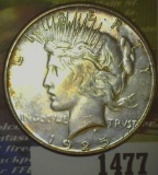 1925 S Peace Dollar. Brilliant Uncirculated