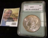 1902-O Morgan Silver Dollar Graded Ms 66 By Ntc