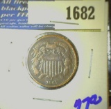 1865 Two Cent Piece