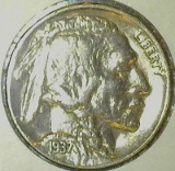 Sharp 1937 Buffalo Nickel