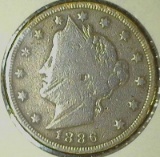 Key Date 1886 V Nickel