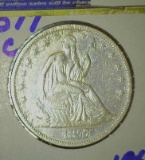 1877-Cc Seated Liberty Half Dollar