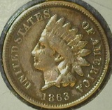 1863-Cn Indian Head Cent