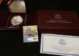1999 P Dolley Madison Proof U.S. Silver Dollar in original box as issued with C.O.A.