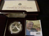 1988 S Olympics Commemorative Proof Silver Dollar in original box of issue.