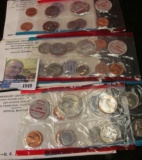 1968, 69, & 70 P & D U.S. Mint Set in original cellophane and envelope as issued.
