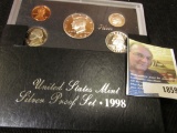 1998 S U.S. Silver Proof Set in original holder as issued.