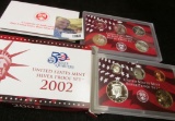 2002 S U.S. Silver Proof Set in original holder as issued.