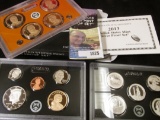 2013 S U.S. Silver Proof Set in original holder as issued.