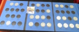 Partial Set of Washington Silver Quarters dating 1946-64, 21 pcs., circulated, stored in a Whitman c