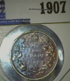 1902 Silver Canada Quarter. Mtg. 464,000