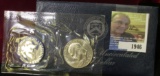 1973 S Silver Uncirculated Eisenhower Dollar in original blue pack.